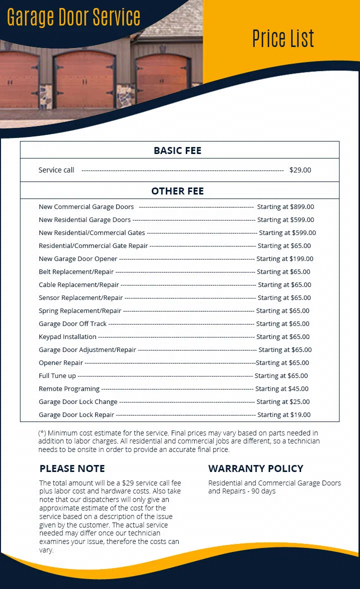 Global Garage Door Service Fraser, MI 586-498-9279